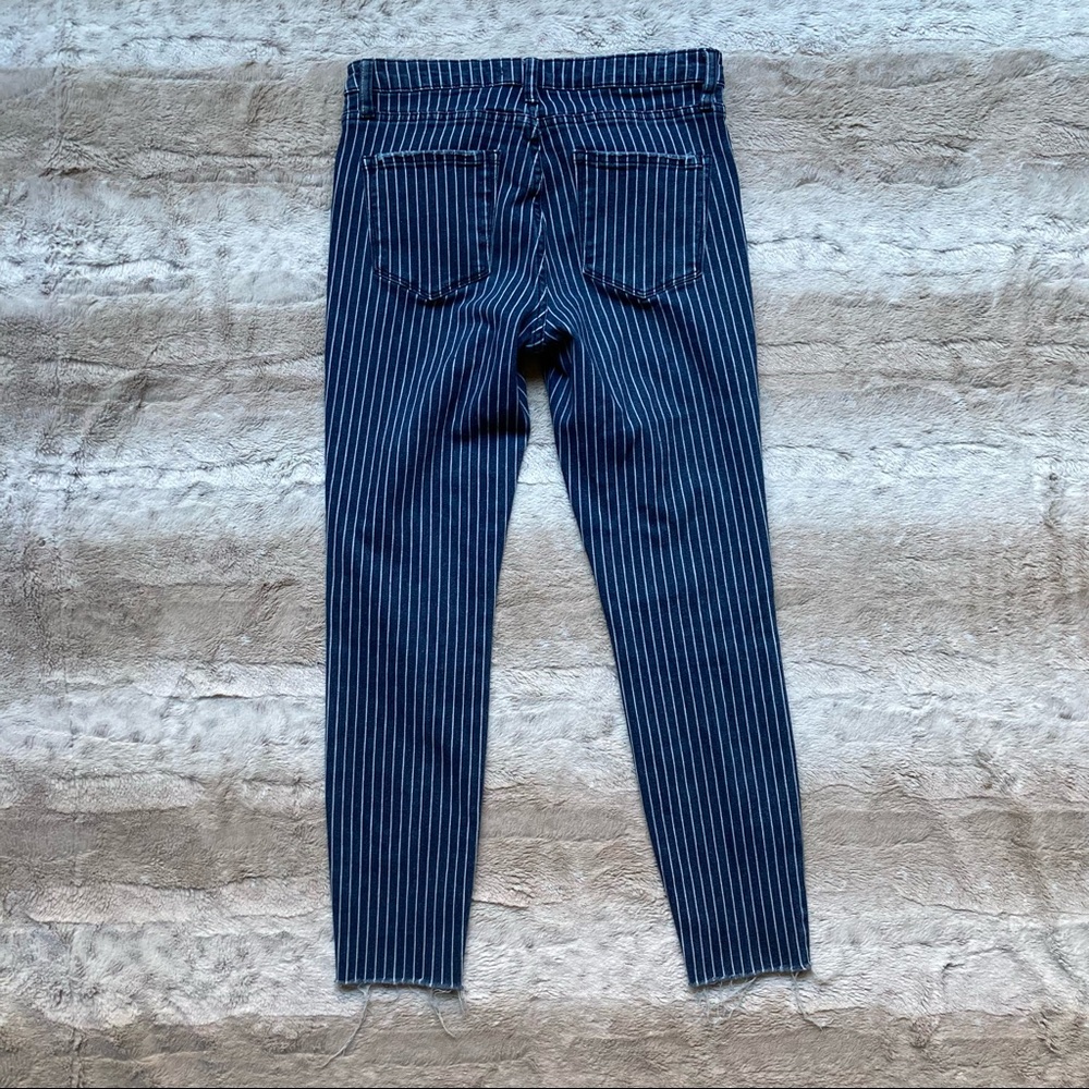 Nordstrom STS Blue Ellie High Rise Pinstripe Skinny Jeans - Picture 3 of 5